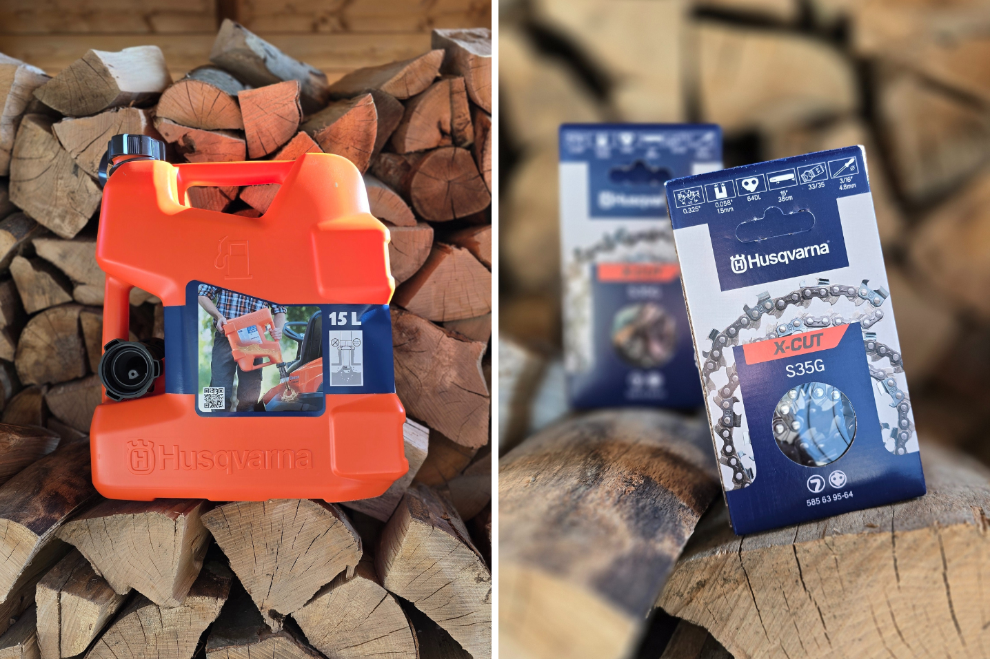 Akcesoria Husqvarna: łańcuchy do pilarek, nożyki Automower® i osprzęt ogrodniczy – sklep Reptor